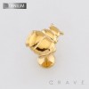 3D BEETLE TOP THREADLESS PUSH IN ASTM F136 IMPLANT GRADE TITANIUM LABRET SET